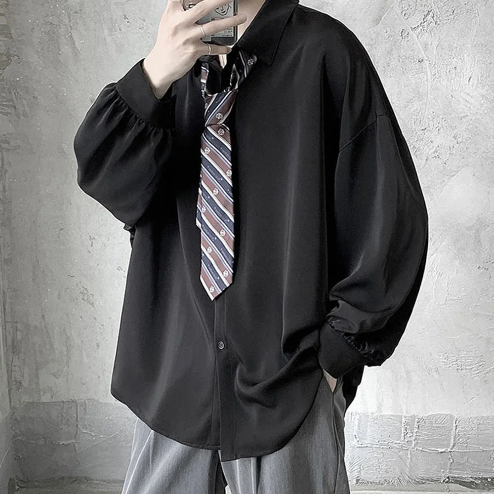 Korean Style Oversized Men’s Shirt